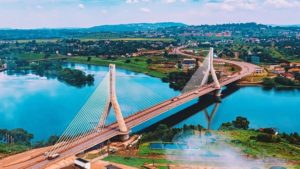The Nile Bridge in Uganda
